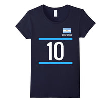 Argentina Soccer Jersey Tshirt With Number 10 - Sports