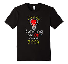 13th Wedding Anniversary T-Shirt Turning Me on Since 2004