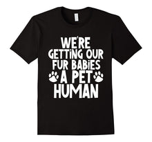 Funny Maternity Shirt Fur Babies Cat Dog Pregnant Pet Human