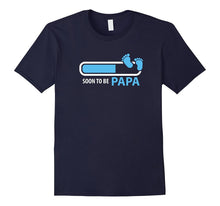 Men's  Soon to Be Papa of a Baby Boy - Baby Shower T-Shirt