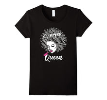 Scorpio Zodiac Birthday Afro Gift T-Shirt for Black Women