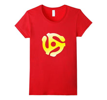 45 RPM Spider Adapter Dj Shirt | Record Album 80s Tshirts