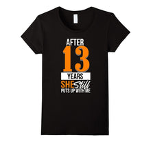 13th Wedding Anniversary T-Shirt, Husband Anniversary Shirt
