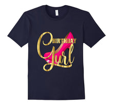 Birthday Gurl Shirt Gift Gold  Black Girl Magic Pink Shoe
