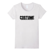 Halloween T-Shirt That Says Costume Easiest Last Min Tee