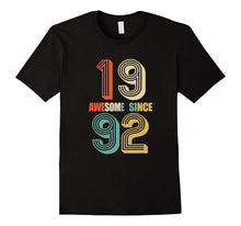 Awesome Since 1992 T-Shirt 25 Yrs Old Bday 25th Birthday Tee