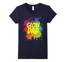 Glow Party Birthday Shirt With Splatters - Dad
