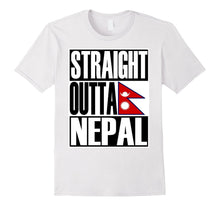 Storecastle: Straight Outta Nepal Gift Flag Pride T-Shirt