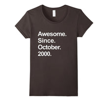 Awesome Since October 2000 Shirt 17th Birthday Gifts TShirt
