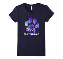 Awesome 280 Dog Years Old T-Shirt Funny 40th Birthday Gift