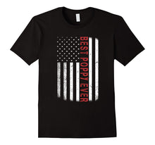 American Red Best Poppy Ever Flag T-Shirt Father's Day Gift