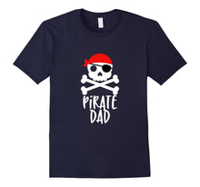 Mens Pirate Dad T-Shirt Skull and Crossbones Tshirt Tee Shirt