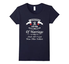 1st Anniversary T-Shirt 1 Year Wedding Marriage Gift