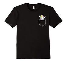 Dabbing Unicorn Pocket T-Shirt | Funny Cute Holiday Dab Tee