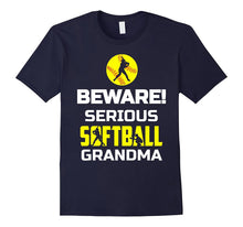 Beware! Serious Softball Grandma Funny Shirt Gift