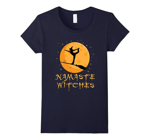 'Namaste Witches' Cute Witch Halloween Shirt