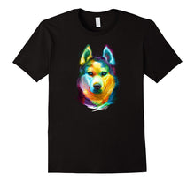 Siberian Husky Colorful Portrait T-Shirt