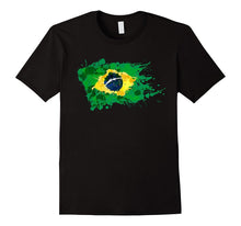 Brazil Splash Flag Tourist T-Shirt