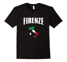 Firenze - Florence Italy Italian Map & Flag T Shirt