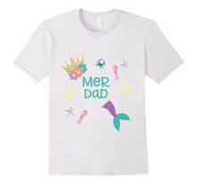 Merdad Shirt Men Mer Dad Mermaid Tee