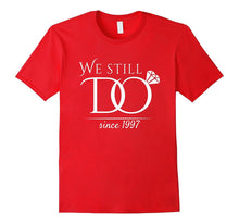 20th Wedding Anniversary T-Shirt Funny for Married in 1997 W