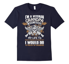 I'm a Veteran Grandpa T Shirt, Cool Grandfather T Shirt