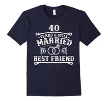 40th Wedding Anniversary T-Shirt for Husband/Wife