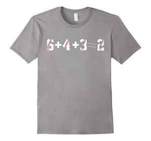 %6432 Baseball Shirt & 6 + 4 + 3 = 2 Baseball Funny Gift