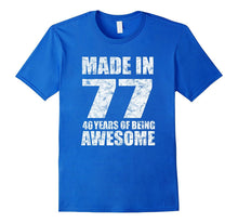 40 Years of Being Awesome Birthday Party 40th Birthday Tee