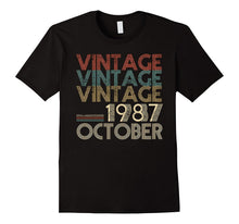 Retro Classic Vintage OCTOBER 1987 - 30th Gift 30 Years Old