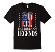 Birthday Gift for 16 Years Old American Flag 2001 T-Shirt