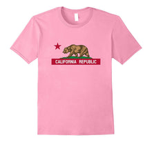 California Republic State Flag T-Shirt Cali Life I Love CA