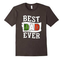 Men's Best Dad Ever Father's Day T-Shirt Italian Flag Italy Italia