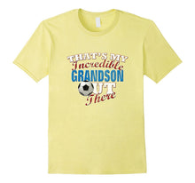 Awesome Soccer Grandson Shirt Grandma & Grandpa T-Shirt