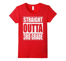 Straight Outta 3rd Grade T-Shirt Funny 2017 Graduation Shirt