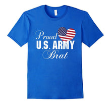 Gift for Military - Proud U.S. Army Brat Heart T-Shirt