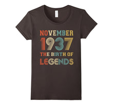November 1937 the Birth of Legends Birthday T-Shirt