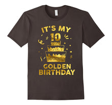10th Birthday Shirt It's My 10th Golden Birthday Vintage