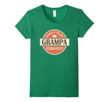 Grampa Grandfather Vintage Crown Fathers Day T-Shirt