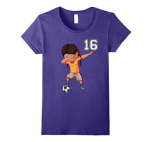 #16 Soccer Shirt Girls Funny Dabbing Dab Dance Soccer Ball