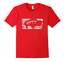 40th Birthday T-Shirt Bison Buffalo Age 40 for Born in 1977