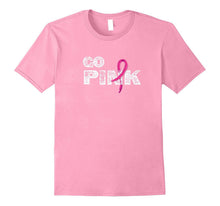 Go Pink Ribbon Awareness TShirt for Breast Cancer Supporters