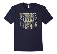 40 Years 40th Birthday November 1977 Birth of Legend T-Shirt