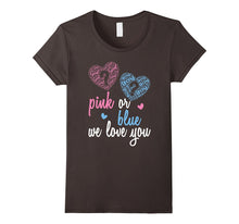 Pink or Blue We Love You Gender Reveal Party Graphic T-Shirt