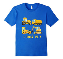 Boys' Constructions Diggers and Trucks T-Shirt for Toddlers