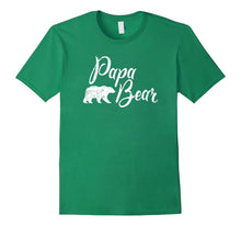 Papa Bear T-Shirt, Men's Awesome Camping Fathers Tee