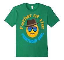 Father of the Birthday Girl Emoji T-Shirt Gift Dad Party
