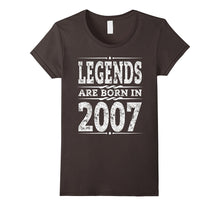 Funny Legends Are Born in 2007 T-Shirt 10th Birthday Gift