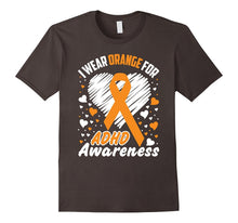 I Wear Orange for ADHD Awareness Shirt Orange Ribbon T-Shirt