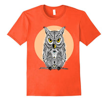Owl Mandala Eye Pyramid Conspiracy Bird Humor T-Shirt